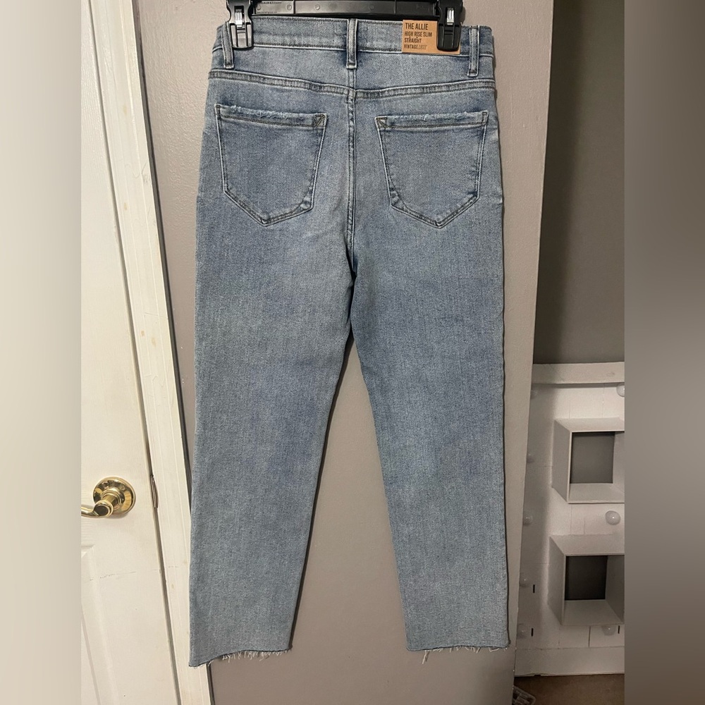 Kensie Vintage Light Blue Denim Pants 310 - Picture 2 of 2
